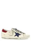 Golden Goose Superstar Multicolor Low Top Sneakers With Logo Patch On The Tongue And Contrasting Heel With Logo L In Neutral