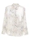 Golden Goose Floral Shirt  In Neutral