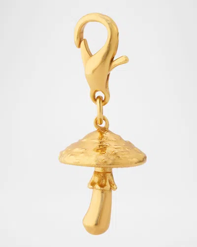 Golden Goose Mushroom Bag Charm In Burgundy