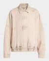 Golden Goose 'nancy' Cotton Bomber Jacket In Shadow Gray