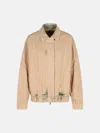 Golden Goose 'nancy' Pink Cotton Bomber Jacket In Neutral