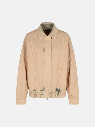 Golden Goose 'nancy' Pink Cotton Bomber Jacket
