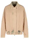 Golden Goose 'nancy' Cotton Bomber Jacket In Pink
