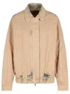Golden Goose 'nancy' Cotton Bomber Jacket In Pink