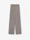 Golden Goose Naomi Virgin Wool Trousers In Brown