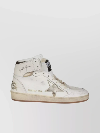 Golden Goose Nappa Star High-top Sneakers In White
