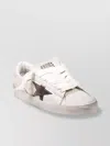 Golden Goose Stardan Laminated Star Suede Heel Sneaker In Red