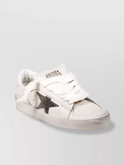 Golden Goose Nappa Upper Sneakers Star Suede Heel