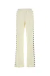 Golden Goose Deluxe Brand Ivory Pants With Elastic Waist In White