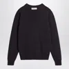 Golden Goose Distressed Cotton Blend Sweater In Blue
