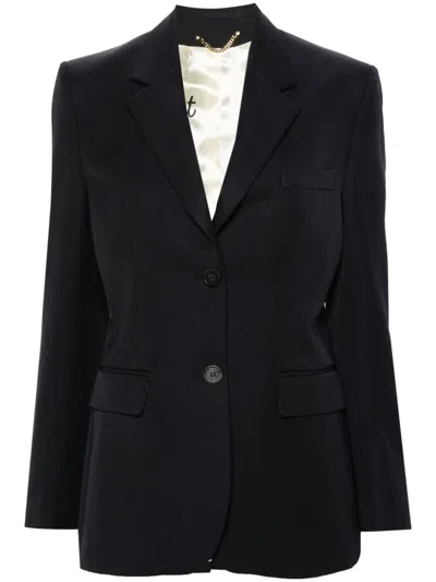 Golden Goose Single Breasted Tailored Blazer In Blue