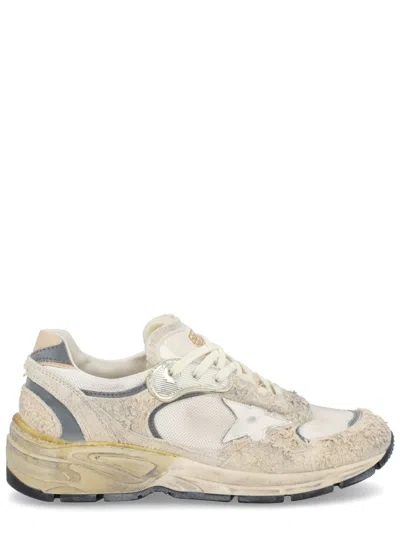 Golden Goose Neutral Distressed Worn-in Star Detail Sneakers In Multi