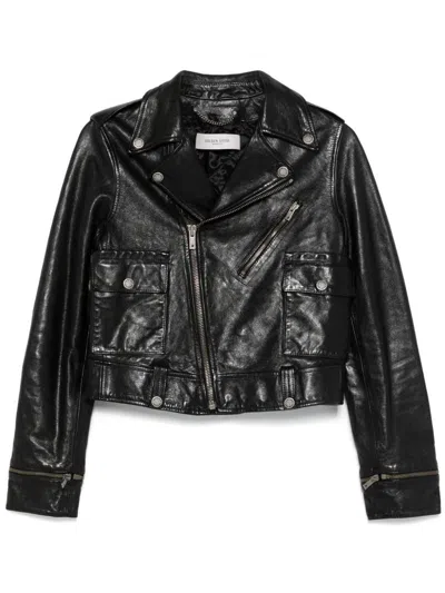 GOLDEN GOOSE NEVADA BIKER JACKET IN LAMBSKIN
