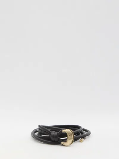 Golden Goose New Tex Belt In Animal Print