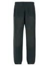 Golden Goose Black Niccol Joggers In Green