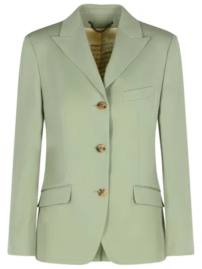 Golden Goose 'nima' Green Virgin Wool Blazer