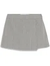 Golden Goose Nina Skorts In Black/antique White