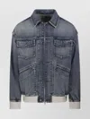 Golden Goose Bomber Blue Washed Effect In Denim