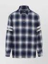 Golden Goose Multicolor Shirt With Check Motif And Stripes On The Sleeves