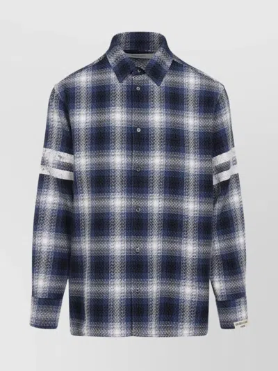 GOLDEN GOOSE NOLWENN CHECKERED COTTON SHIRT