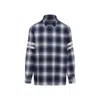 Golden Goose Multicolor Shirt With Check Motif And Stripes On The Sleeves