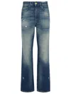 Golden Goose Norma Light Blue Denim Jeans In Blue