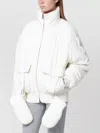 Golden Goose Nylon Zip Jacket High Collar In Multi