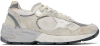 GOLDEN GOOSE OFF-WHITE & GRAY DAD-STAR SNEAKERS