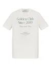 Golden Goose Journey Ms T-shirt Regular Light Cotton Jersey With Print In White