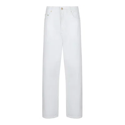 Golden Goose Offwhite Copocklini Trousers In White