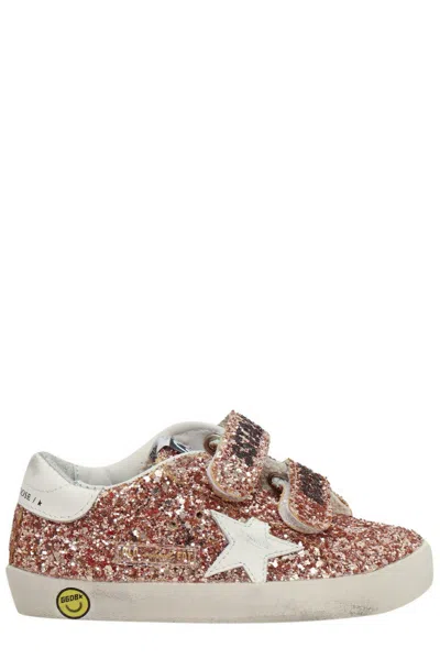 Golden Goose Kids' Round Head Low-cut Casual Shoes In Beige