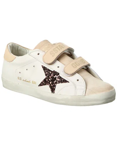 Pre-owned Golden Goose Old School Leather Sneaker Women's In White