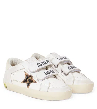 GOLDEN GOOSE OLD SCHOOL LEATHER SNEAKERS