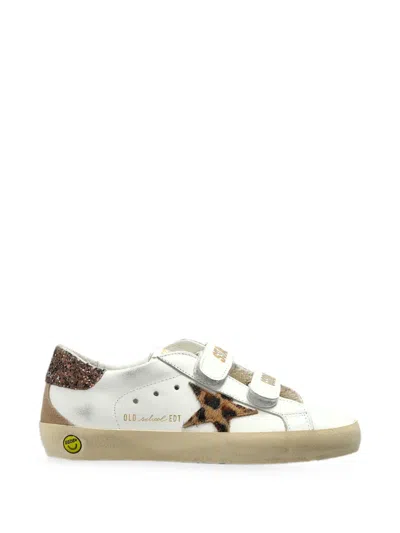 Golden Goose Old School Leopard-print Sneakers In Multi