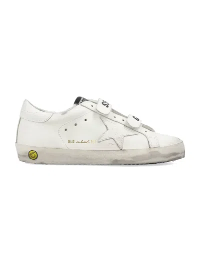 Golden Goose Kids' Old School In Optic White