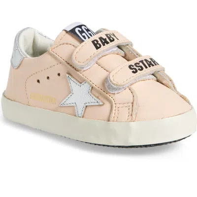 Golden Goose Old School Sneaker In Light Pink/silver