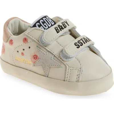 Golden Goose Old School Sneaker In White/beige