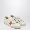 Golden Goose Old School Sneaker White/peach In White