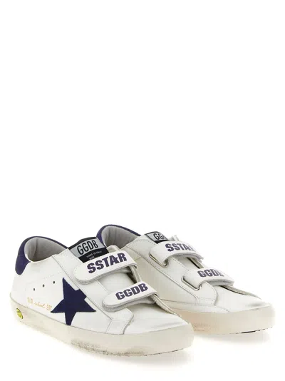Golden Goose Kids' Old School Sneakers In White