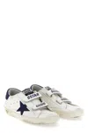 Golden Goose Old School White/blue Sneaker In Blue