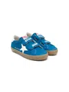 Golden Goose Old School Leather Sneakers In Blue