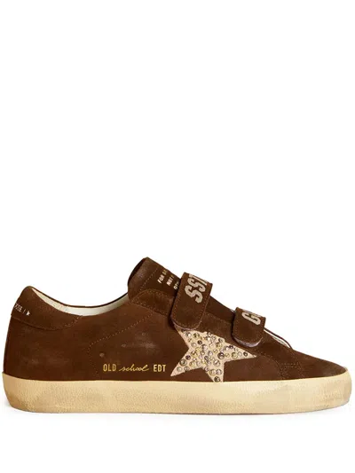 Golden Goose Old School Sneakers In Brown