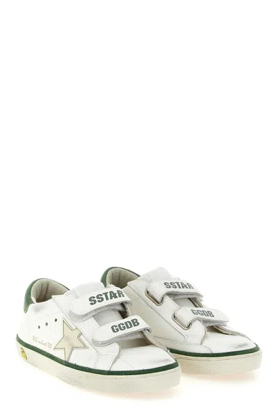 Golden Goose 'old School' Sneakers In Green