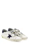 Golden Goose Old School White/blue Sneaker In Multi