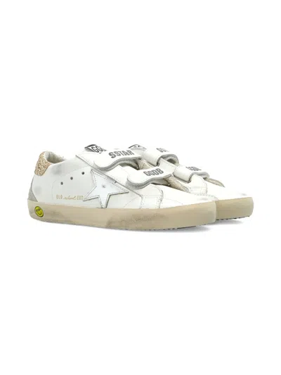 Golden Goose Kids' Old School Sneakers In Neutral