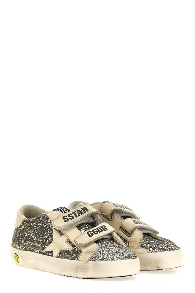 Golden Goose 'old School' Sneakers In Silver