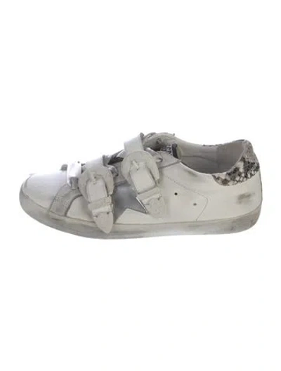 Pre-owned Golden Goose Old School Sneakers In White