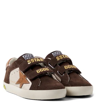 Golden Goose Old School Suede Sneakers In Brown