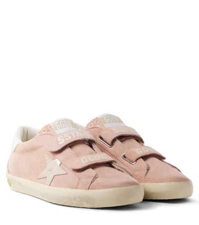 Golden Goose Old School Suede Sneakers In Pink