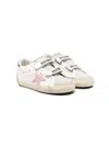 Golden Goose Logo-print Touch-strap Sneakers In White